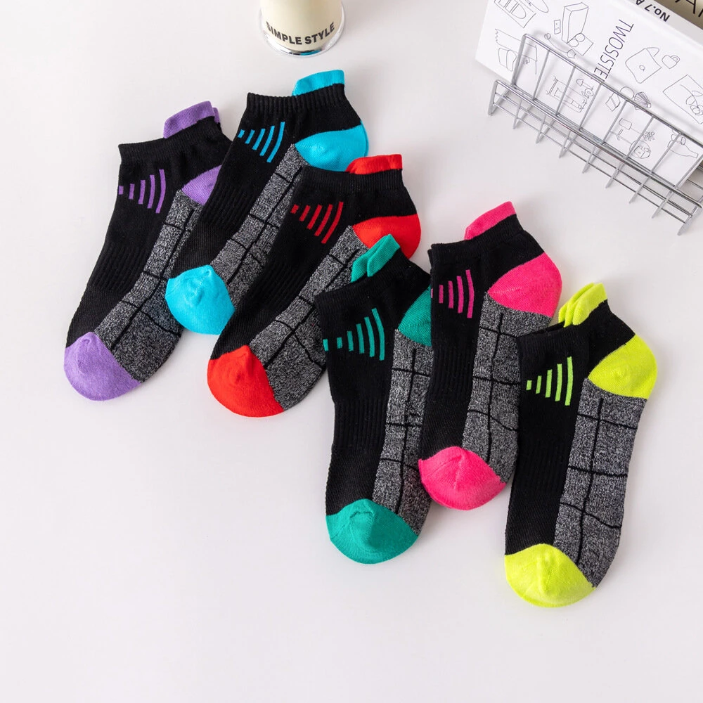 (image for) 6 Pairs Men's Ankle Socks, Anti Odor & Sweat Absorption Breathable Cotton Low Cut Socks Mens Sport Socks for Outdoor Running Cycling Hiking Wearing All Seasons Wearing
